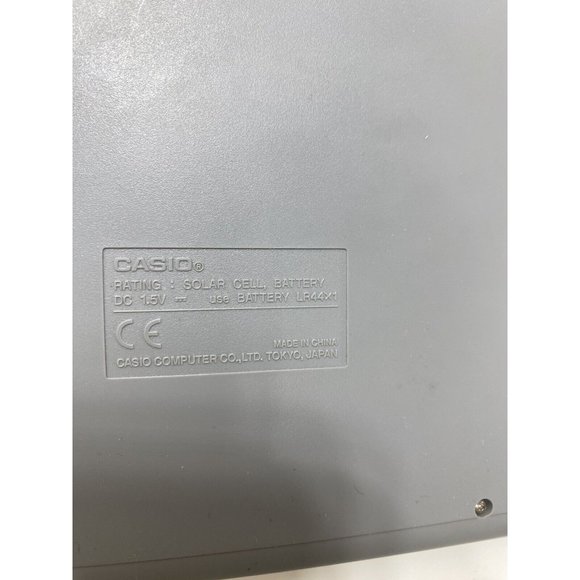 Casio DM-1200TE Two Way Power Tax & Exchange Calculator Tested Large Buttons Guc - Picture 8 of 9